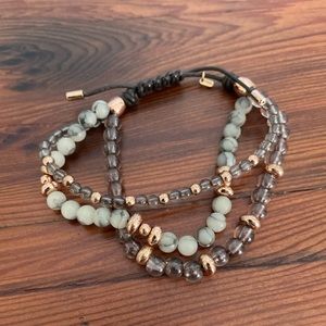 Fossil beaded bracelet